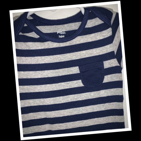 4/$10 •Carters striped 24m onesie🍼NWOT🍼 - Picture 3 of 3